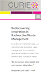 Mobile Screenshot of curieservices.com